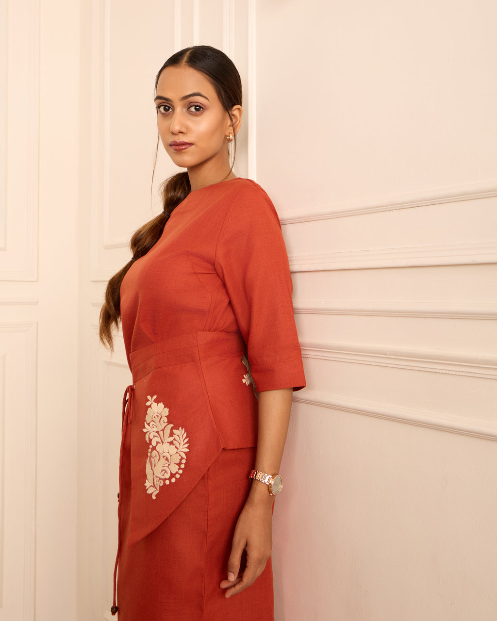 Akaar- Bodycon Dress with Detachable Corset