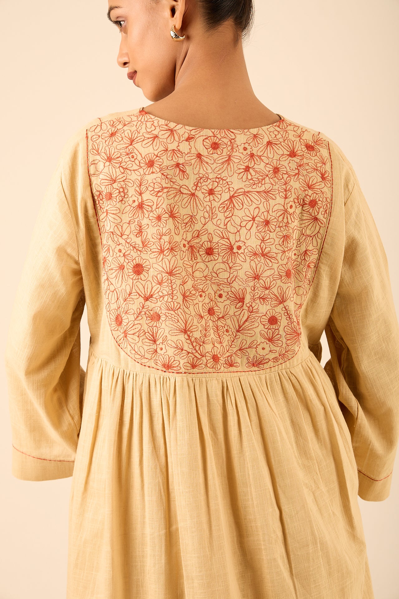 Reet- A-line Knee length Kurta with Tulip Pants