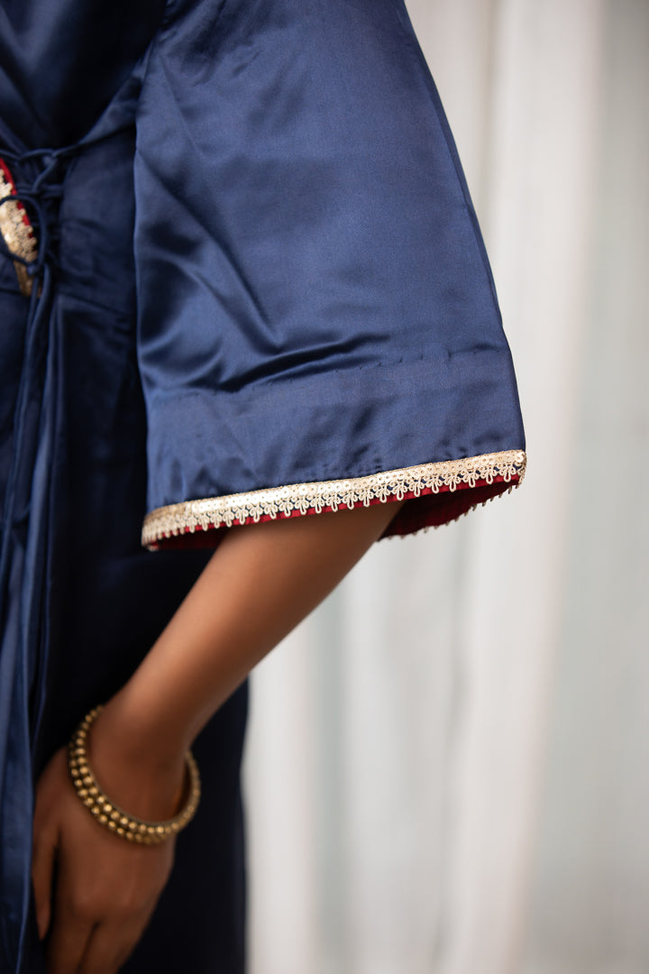 Raqs- Angrakha A-Line Kurta Set with Palazzo